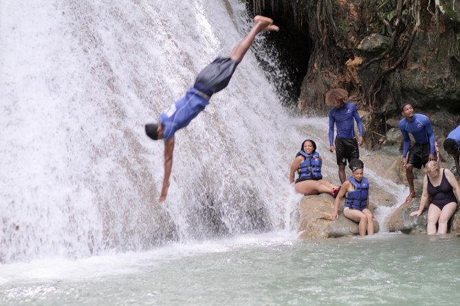 Secret Falls at Blue Hole With Lunch