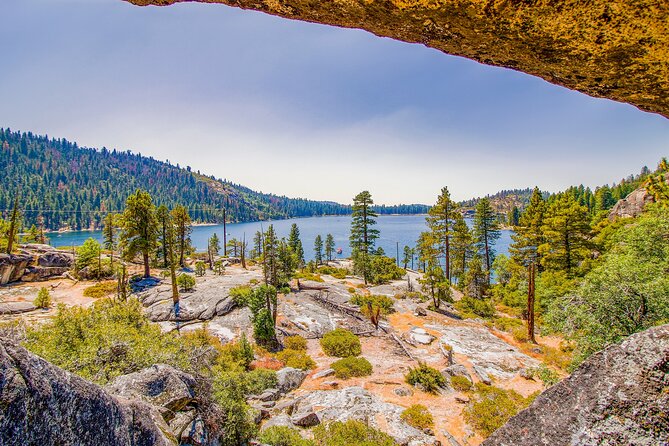 Small Group Hiking Around The Pinecrest Lake Trail
