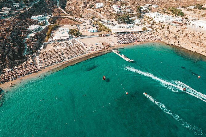 Super Paradise Beach Mykonos Seaside Sunbed (5th Row and Back)