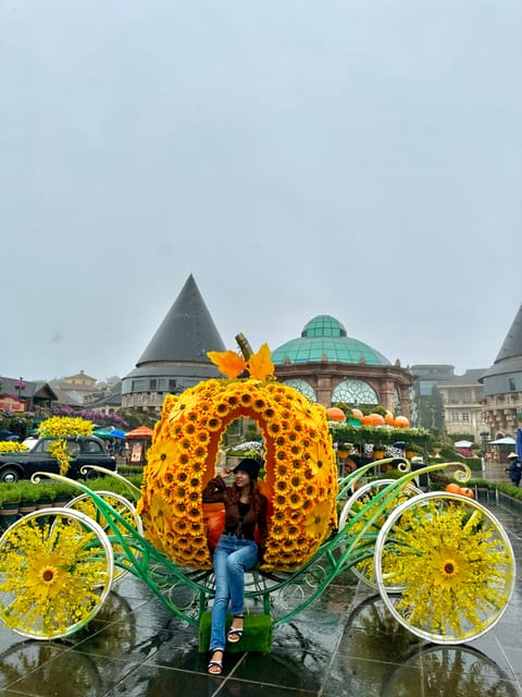The Sunset of Ba Na Hills and the Golden Bridge