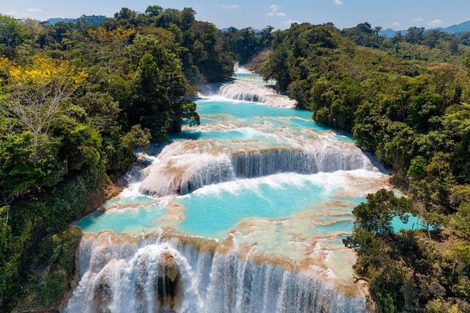 Tour of Agua Azul Waterfalls, Misol-Ha Waterfall, and the Archaeological Zone of Palenque. - Tour Overview
