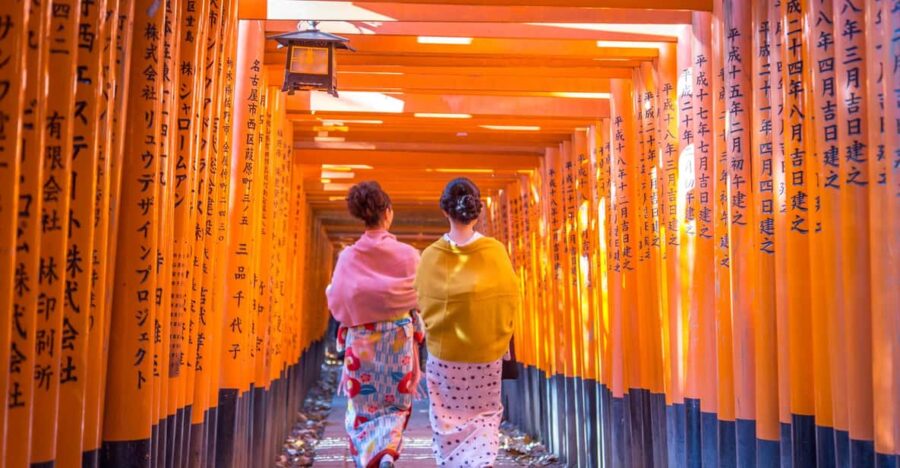 From Kyoto: Day-Trip to Fushimi Inari, Nara Park, and Osaka