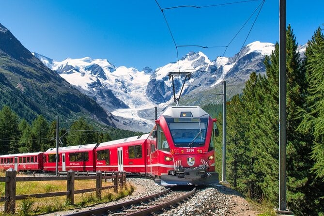 Bernina Red Train Experience by Train From Lecco - Varenna - Bernina Train Ticket Inclusions
