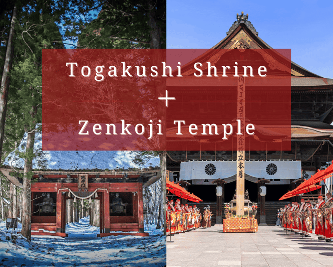 【Private】[Togakushi Shrine+Zenkoji Temple] From Nagano/Myoko - Dining and Free Time