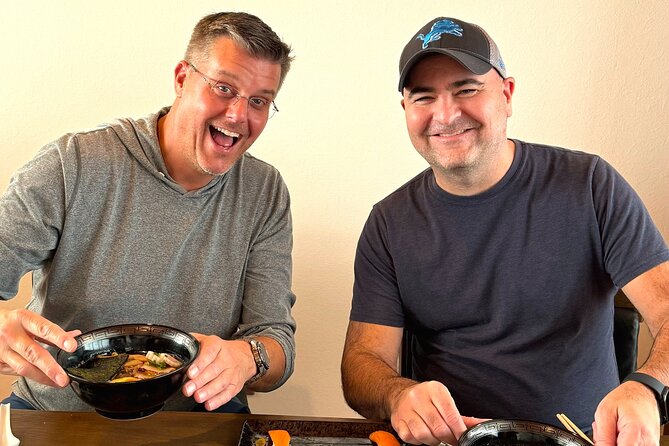 【Private】Sushi & Ramen Cooking & Sake Set in Tokyo!（+Recipe） - Sushi Making in Tokyo