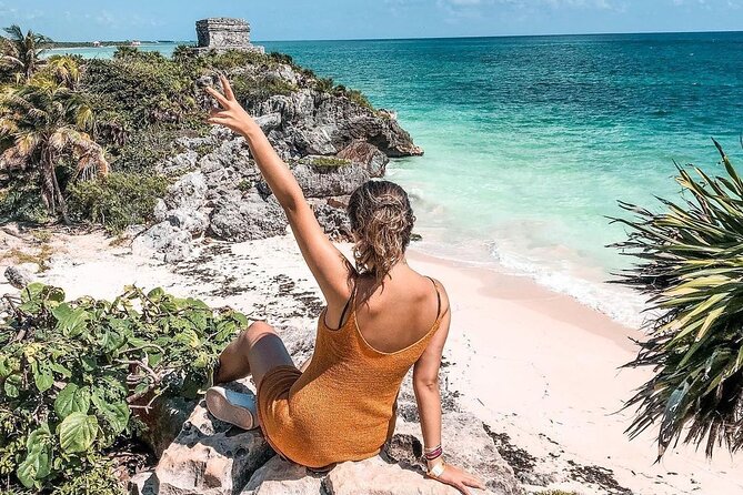 4×1 Full-Day Tour: Tulum, Cobá, Cenote and PDC, From Cancún