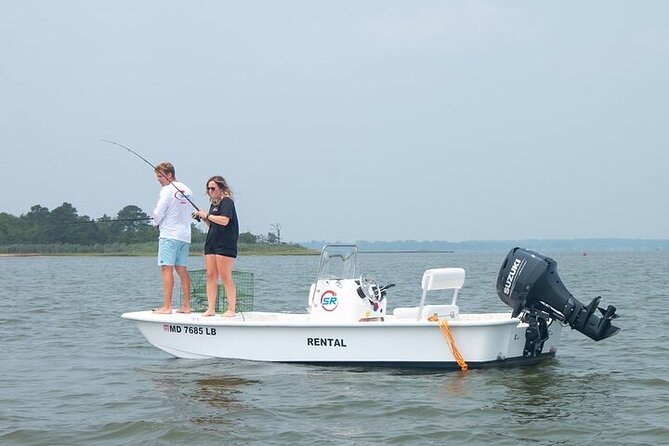 8-Hour Fishing Skiff Boat Rental in Dewey Beach, DE