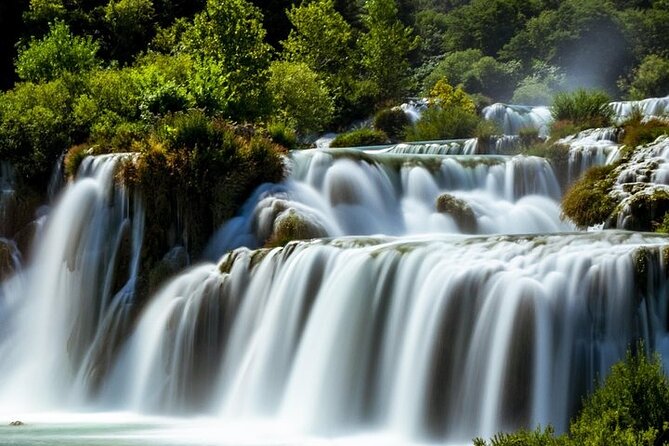 Airport Zadar or Zadar to Split via Krka Waterfalls for Singles or Couples