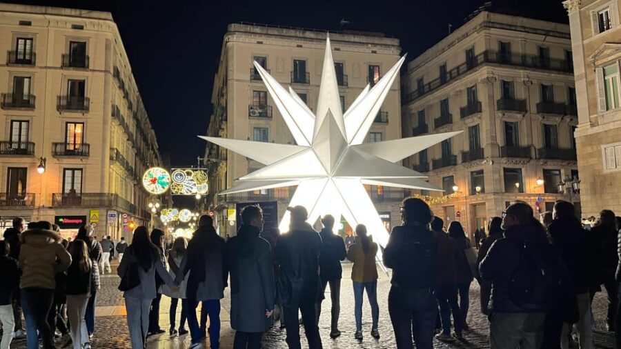 Barcelona: Christmas Lights and Markets Bike Tour