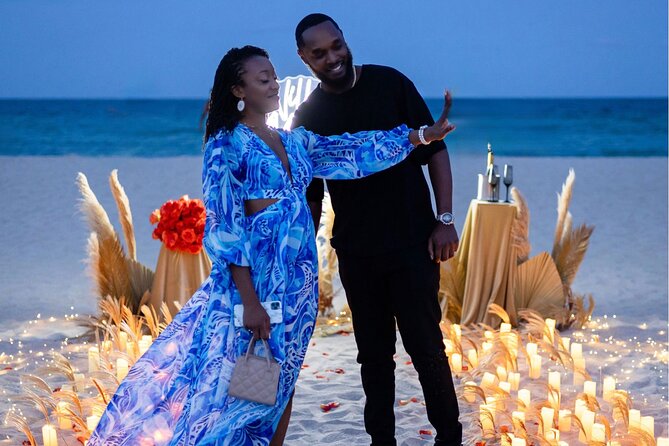 Beach Night Marriage Proposal