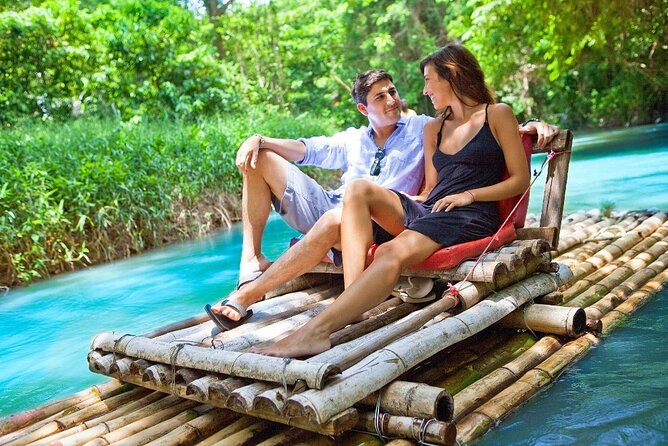 Blue Hole Waterfall &Bamboo Rafting Ocho Rios-Transportation Only