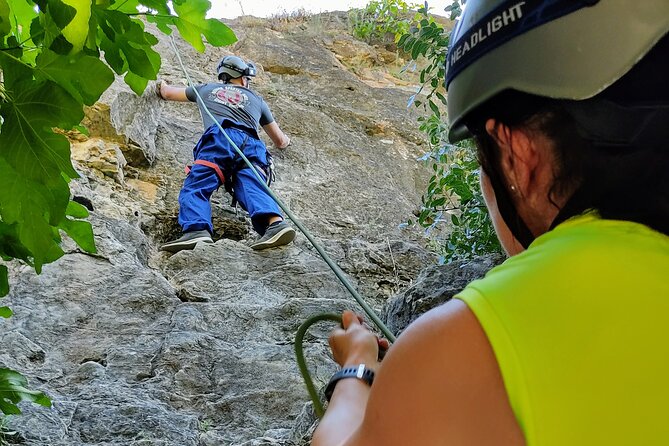 Caving + Rappelling + Climbing