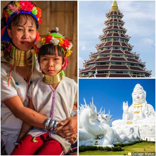 Chiang Rai: White, Blue, Red Temples, Long Neck Tour