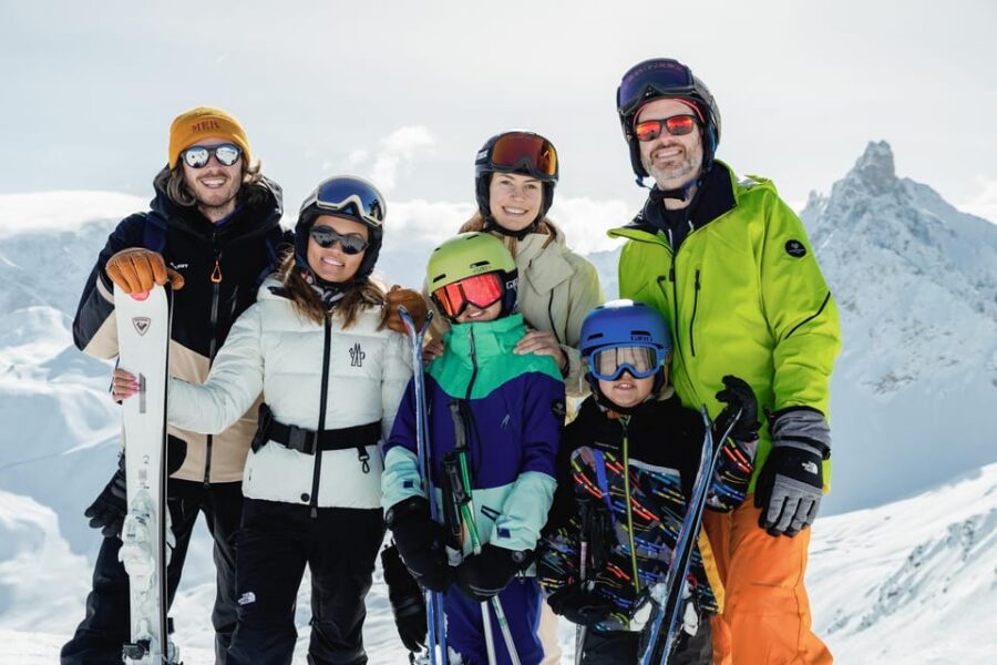 Courchevel: Full Day Ski Beginner Package