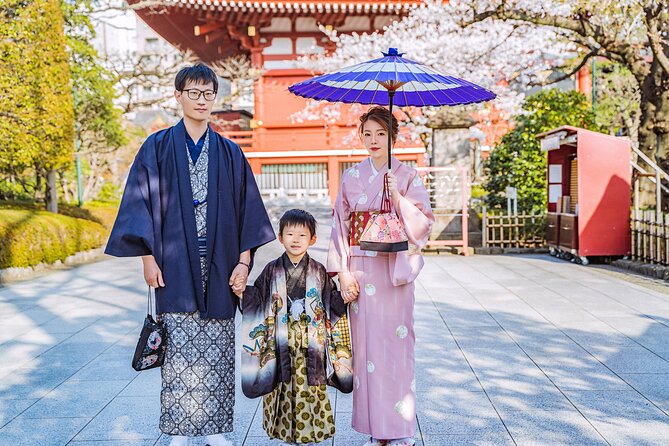 Family Kimono Experience & Photography in Asakusa Tokyo HANAYAKA
