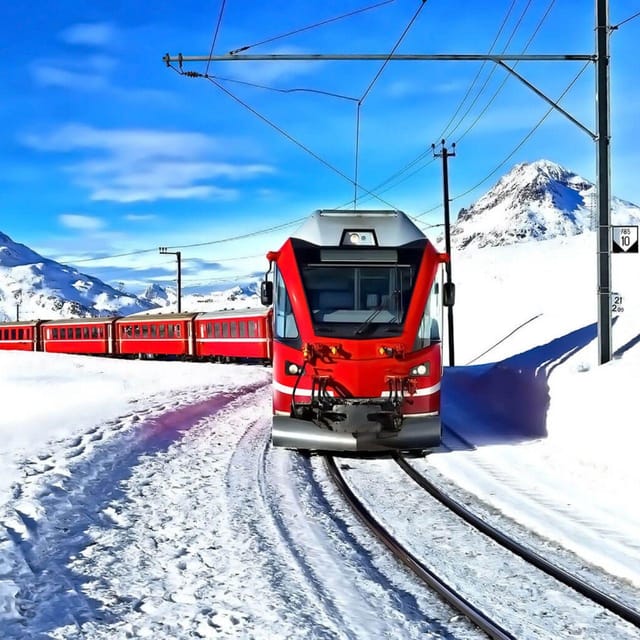 From Milan: Bernina Express and St. Moritz Day Tour