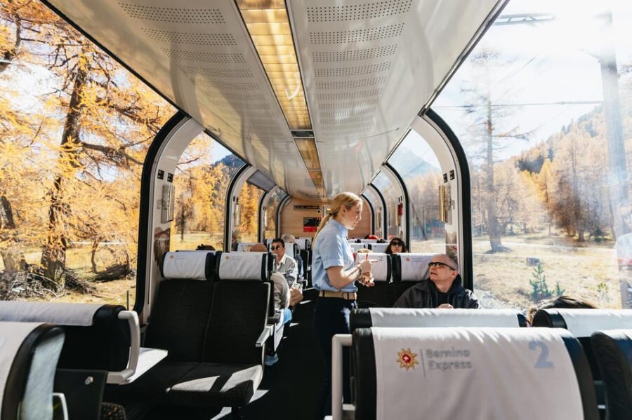 From Milan: St. Moritz and Panoramic Bernina Express Tour