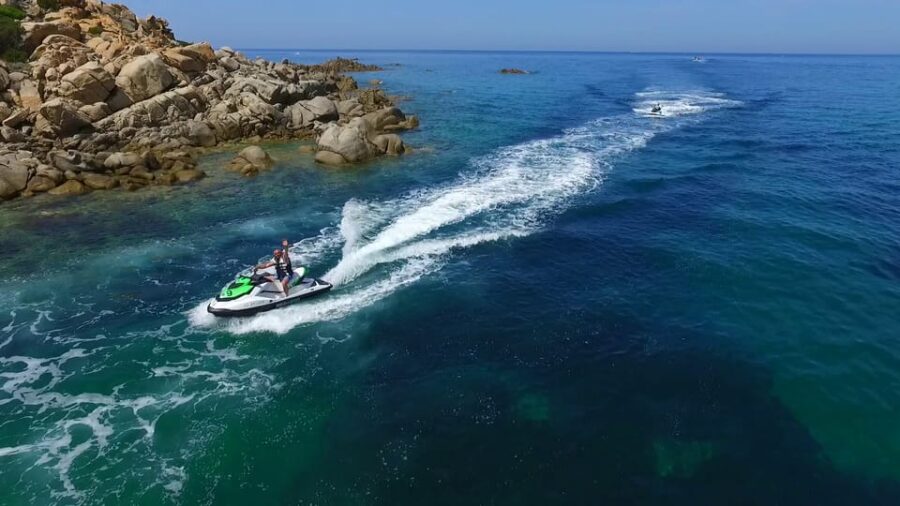 From Propriano, Jetski Tour Cala D’aguillia – 2 Hours