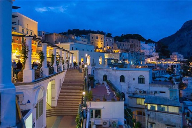 From Sorrento: Capri by Night - Boarding the Capri-Bound Boat