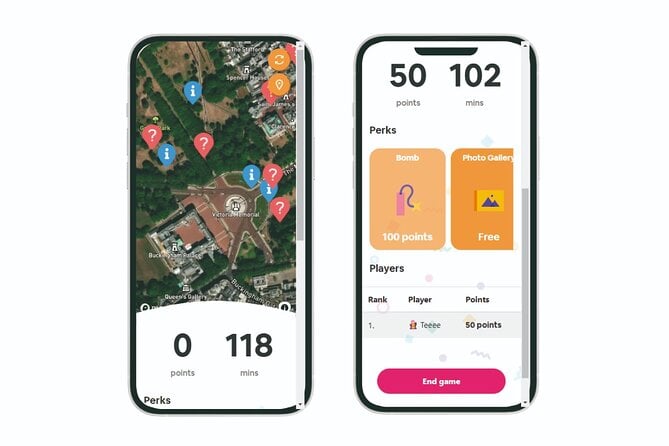 Fun Interactive Phone Treasure Hunt Buckingham Palace Parks