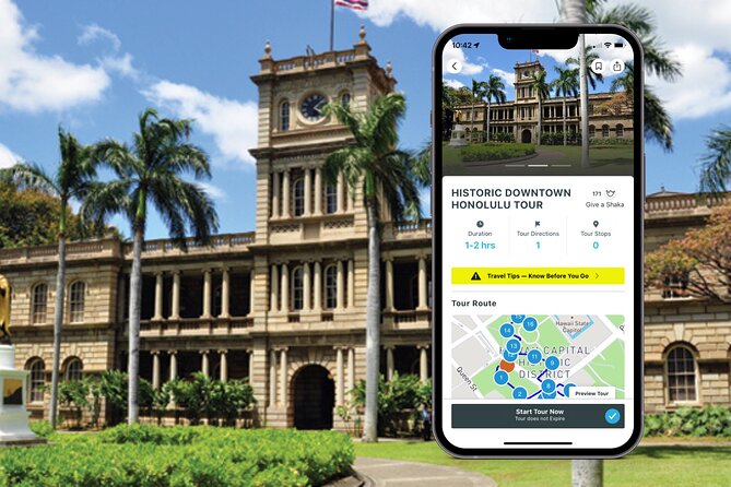 Historic Downtown Honolulu Walking Audio Tour Guide - Tour Details and Logistics