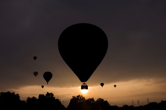 Hotair Balloon Flight Above Teotihuacan