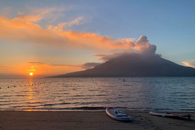 Kagoshima Volcano Sunrise SUP Activity Inc. Breakfast & Transport