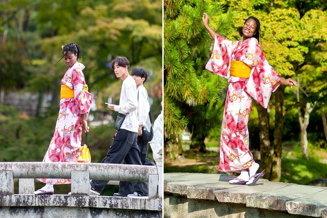 Kyoto: Private Kimono Photoshoot Gion, Arashiyama Bamboo.