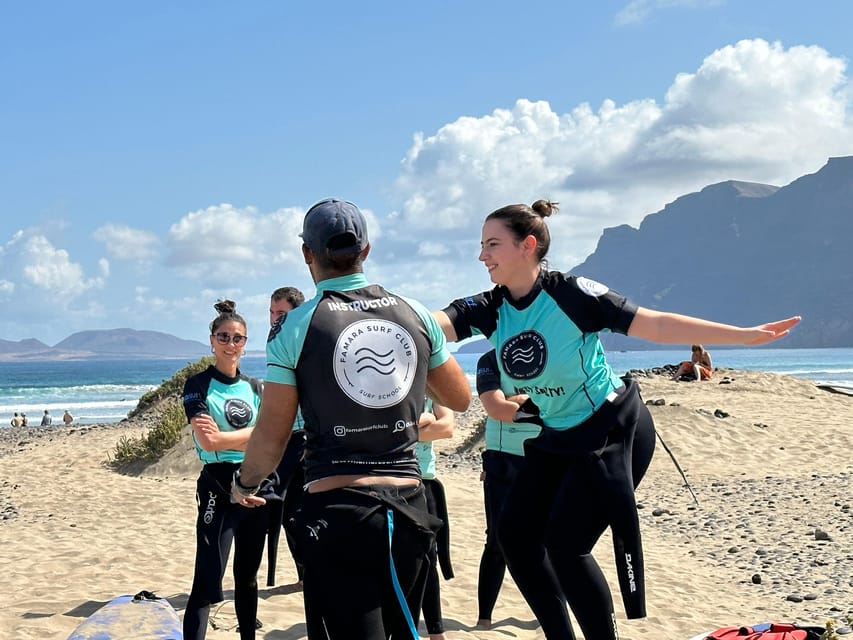 Lanzarote: Dynamic Surf Lessons With Friends or Private Lessons in Famara