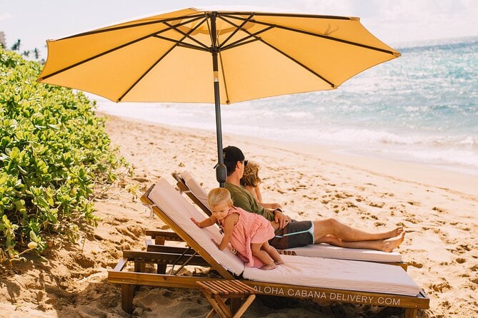 Luxury Beach Cabanas Rental - Amenities Included