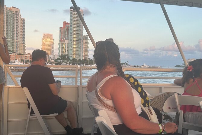 Miami Sunset Skyline City Lights Cocktail Cruise and a Drink