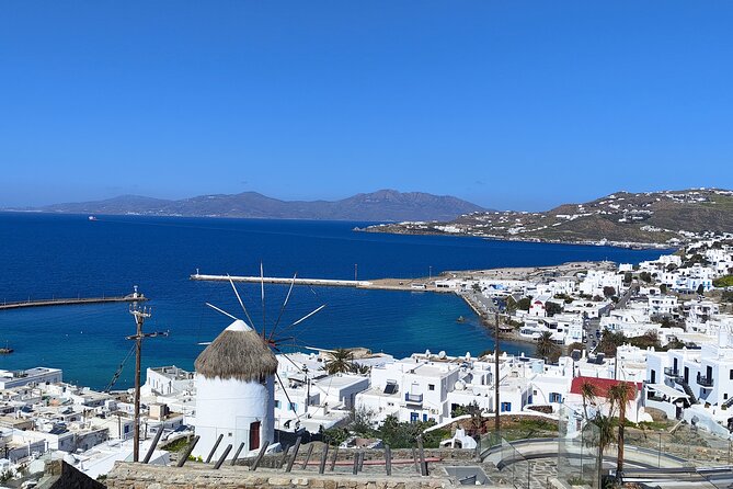 Mykonos Semi Private Bus Tour in English Spanish - Tour Overview