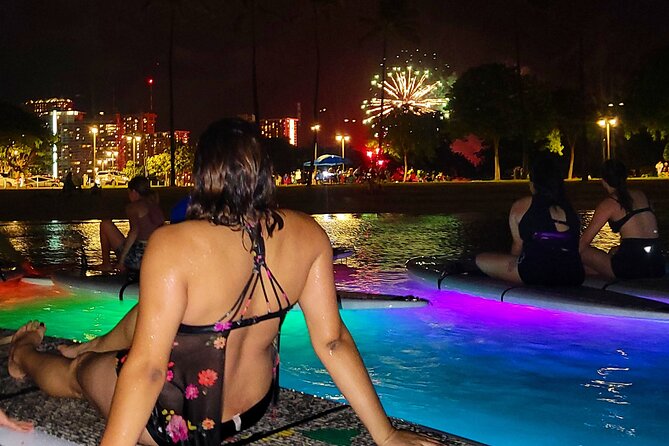 Night SUP Yoga and Fireworks at Magic Island