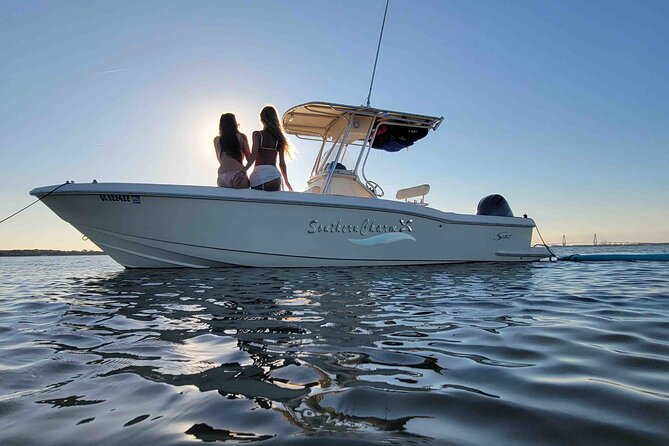 Private Afternoon Boat Ride and Beach Excursion on Southern Charm