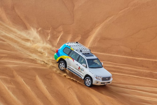 Private Dune Buggy Adventure With Sand Boarding and Refreshments From Dubai