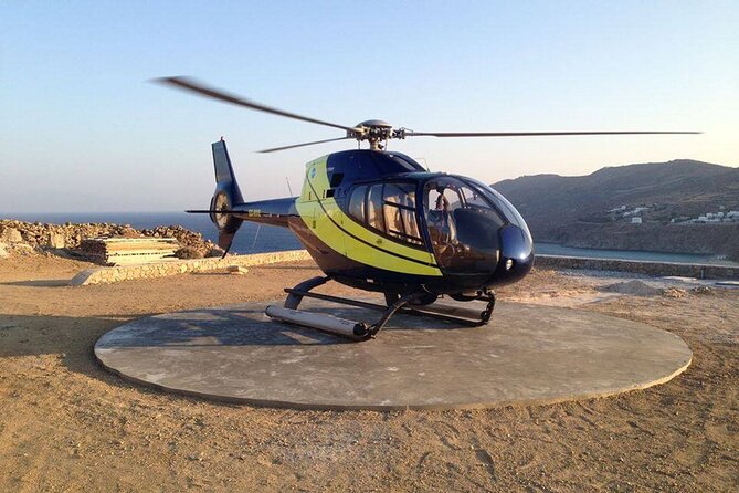 Private Helicopter Transfer From Spetses to Santorini