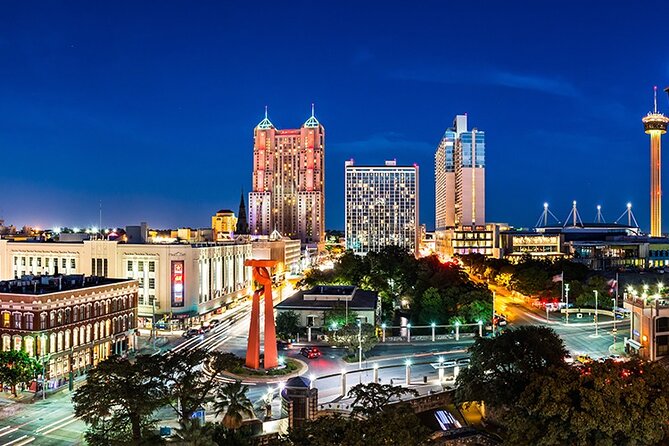 San Antonio Night Riverwalk Tour With Tower of Americas