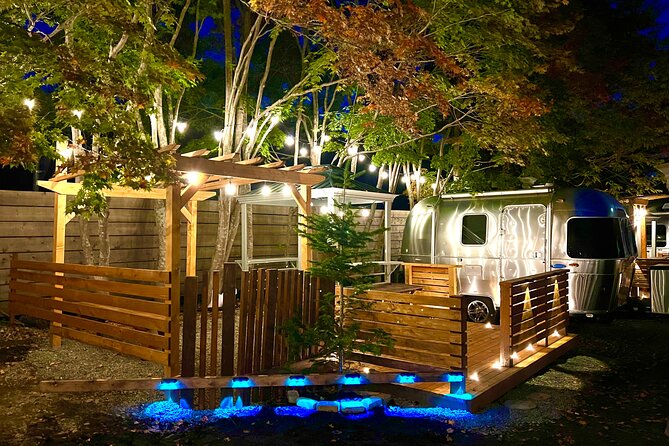 Snow Camping Experience With a Camping Trailer Near Sapporo