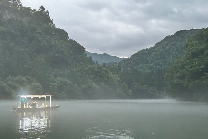 Tadami Line Tour and Private Boat Night Tour of Mugenkyo Ravine