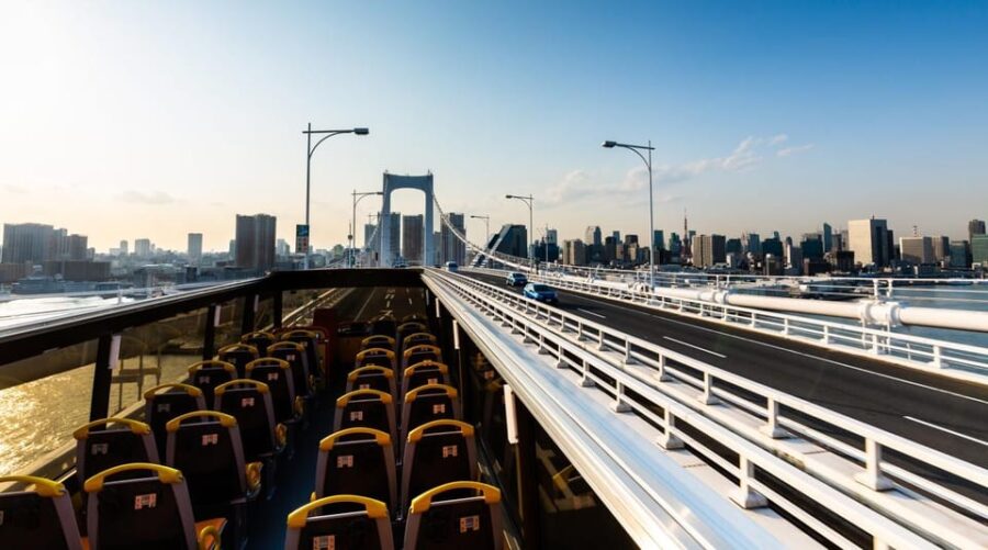 Tokyo: Open Top Sightseeing Bus With Audio Guide - Tour Overview