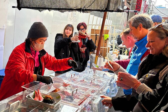 Tokyo Tsukiji Fish Market Street Food Tour