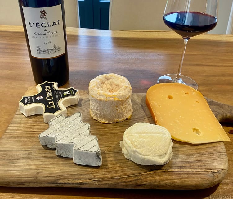 Vertical Degustation of a Special Cuvée With Cheese Plate