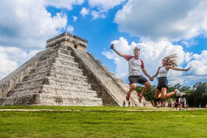 Visit Chichén Itzá and Discover a Real Cenote and Valladolid. Transport Included