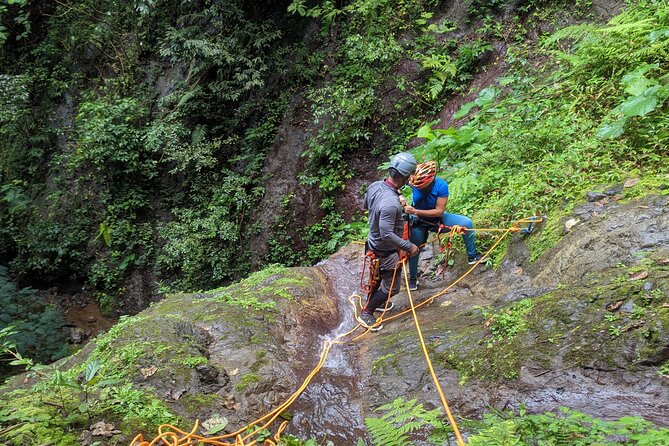 Water Falls Rappelling Activity in Dominican Republic