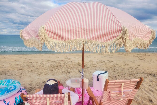 West Palm Beach Day: Umbrella, Chairs, Yeti, JBL Speaker, Towels+