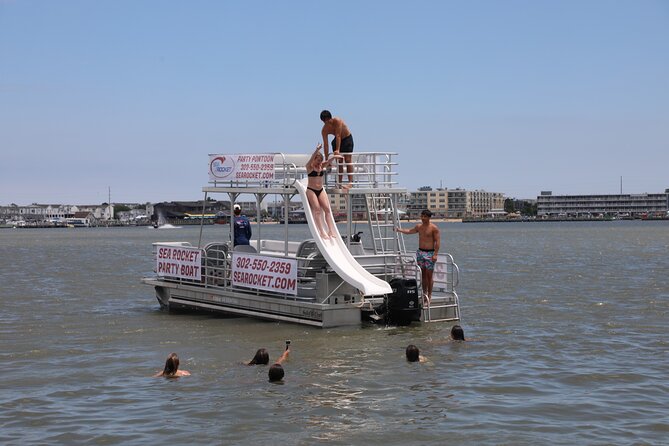 2-Hour Sunset Ultimate Party Pontoon Rental in Dewey Beach, DE - Key Points