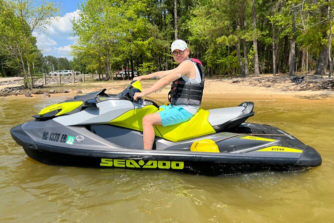 1.5 Hour Jordan Lake Sea Doo Rental - up to 3 People/1 Jetski - Meeting and Pickup Information