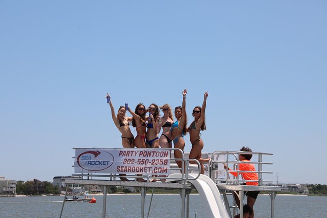 2-Hour Sunset Ultimate Party Pontoon Rental in Dewey Beach, DE - Inclusions