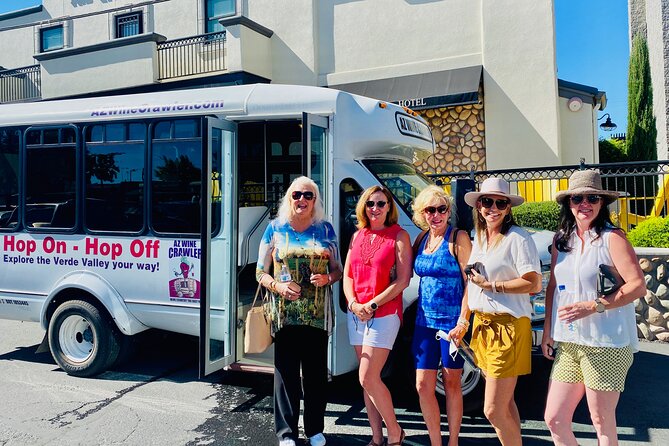 Five Star AZ Wine Crawler Tour 4- 12 PPL - Schedule