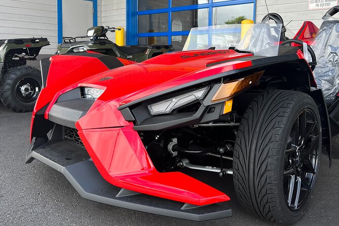 Polaris SLing Shot Rental - SL W/ Tech Package - Metalic Red - Operating Hours and Availability